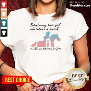 Irritated Every Horse Girl Who Believes In Herself Ladies Tee