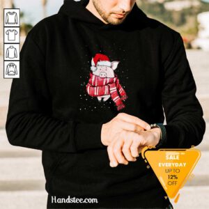 Jaded Pig Scarf 25 Christmas Hoodie - Design by Handstee.com