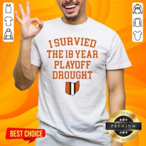 Malicious I Survived The 18 Year Playoff Drought Shirt - Design by Handstee.com