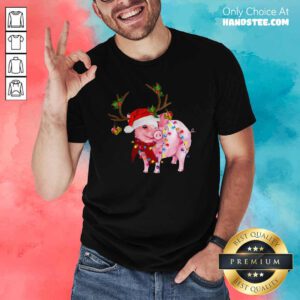 Negative Pig Gorgeous Reindeer 23 Christmas Shirt - Design by Handstee.com