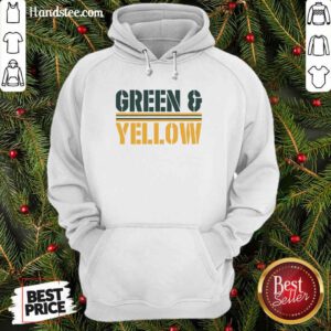 New 2 Green And Yellow Bay Hoodie - Design by Handstee.com