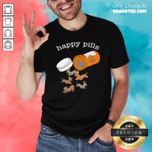 New Dachshund Happy Pills 11 Shirt - Design by Handstee.com