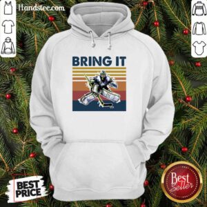 New Hockey Bring It 18 Vintage Hoodie - Design by Handstee.com