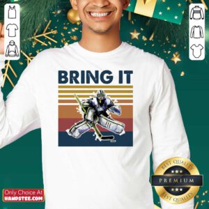 New Hockey Bring It 18 Vintage SweatShirt - Design by Handstee.com