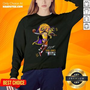 New Lakers King James All Stars 2019 SweatShirt - Design by Handstee.com