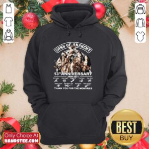 New Sons Of Anarchy 13th Anniversary Hoodie - Design by Handstee.com
