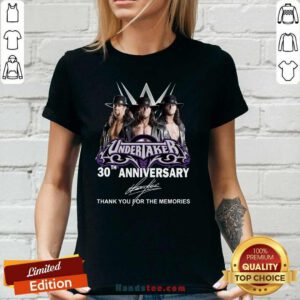 New Undertaker 30th Anniversary V-neck - Design by Handstee.com