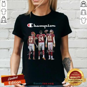 New Washington Redskins Champion 2020 V-neck - Design by Handstee.com