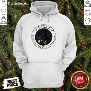 Nice 5 Whiskey Life Is Terrible Cats Hoodie - Design by Handstee.com