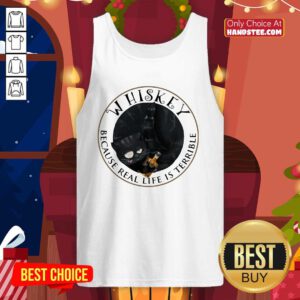 Nice 5 Whiskey Life Is Terrible Cats Tank Top - Design by Handstee.com
