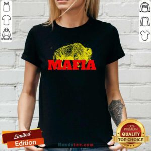 Nice 6 Bills Gold Mafia V-neck - Design by Handstee.com