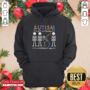Nice 8 Autism Its A Different Ability Hoodie - Design by Handstee.com