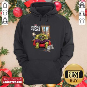 Nice 88 Marvel Heroes At Home Hulk Hoodie - Design by Handstee.com