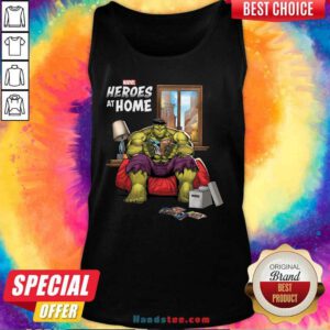 Nice 88 Marvel Heroes At Home Hulk Tank Top - Design by Handstee.com