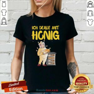 Nice Beekeeper Ich Deale Mit 27 V-neck - Design by Handstee.com