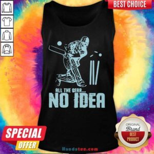 Nice Hockey 47 All The Gear No Idea Tank Top - Design by Handstee.com