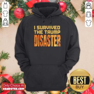Nice I Survived The Trump Disaster Election Hoodie - Design by handstee.com