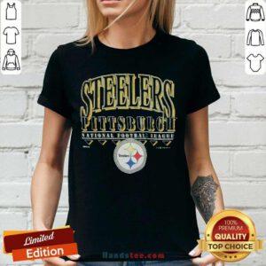 Nice Pittsburgh Steelers National Football League V-neck - Design by handstee.com