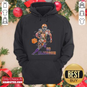Nice Players Go Clemson Tigers Football Signatures Hoodie - Design by handstee.com