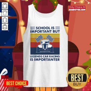Nice School Important 5 Legends Car Tank Top - Design by Handstee.com