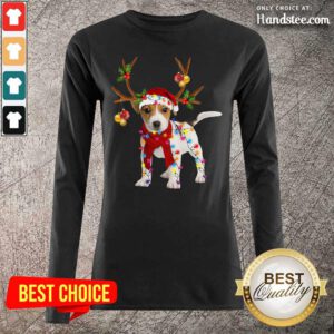 Nonplussed Jack Russell 24 Gorgeous Reindeer Christmas Long-Sleeved - Design by Handstee.com