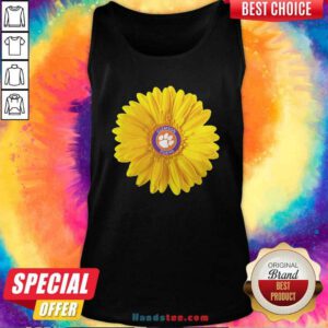 Official Clemson Tigers Football Sunflower Tank Top - Design by handstee.com