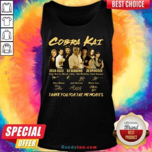 Official Cobra Kai Seasons 30 Episodes Tank Top - Design by Handstee.com