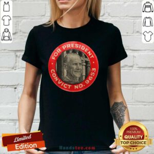 Official Eugene Debs For President No 9653 V-neck - Design by Handstee.com