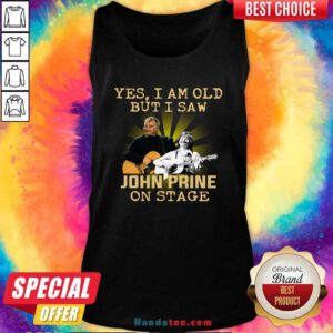 Official Yes I AM Old But I Saw John prine On Stage Tank Top - Design by handstee.com