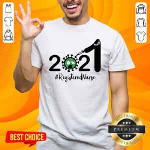 Premium 2021 Coronavirus #Registered Nurse Shirt - Design by handstee.com