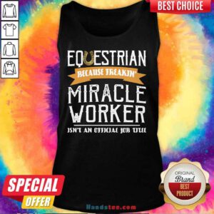 Premium Equestrian Worker 33 Tank Top - Design by Handstee.com