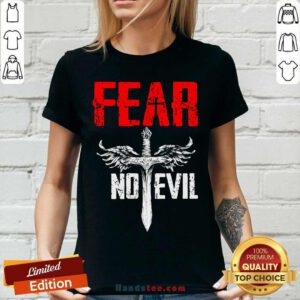 Premium Fear 51 No Evil V-neck - Design by Handstee.com