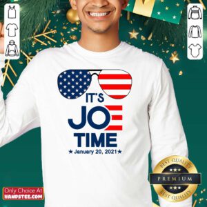 Pretty Its Joe Time January 20 2021 SweatShirt - Design by Handstee.com