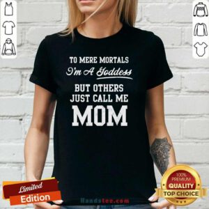 Pretty Others Just Call Me 2 Mom V-neck - Design by Handstee.com