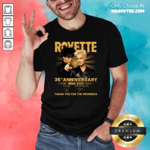 Pretty Roxette 35th Anniversary Shirt - Design by Handstee.com