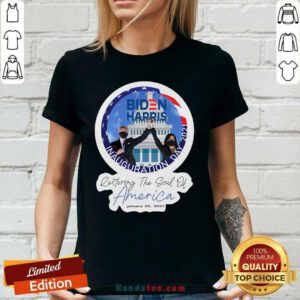 Relaxed Joe Biden And Kamala Harris The Soul Of America 2 Ladies Tee