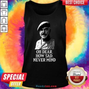 Sad 100 How Sad Never Mind Tank Top - Design by Handstee.com