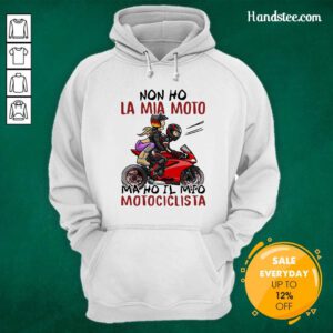 Sad La Mia Moto Motociclista Bakker And Visser 6 Hoodie
