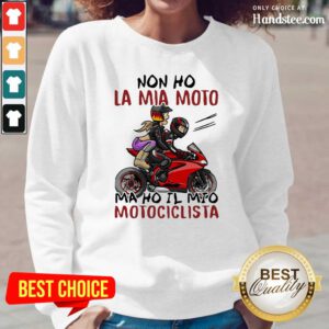 Sad La Mia Moto Motociclista Bakker And Visser 6 Long-Sleeved