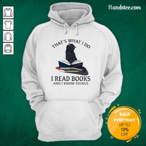 Scared I Read Books And I Knows Things Cat 8 Hoodie