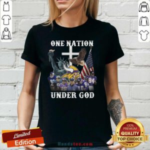 Scared Team Football One Nation Under God 2021 Ladies Tee