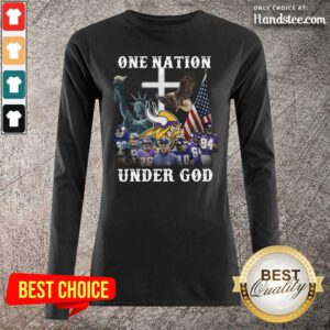Scared Team Football One Nation Under God 2021 Long-Sleeved