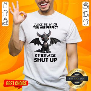 Stressed Judge Me When You Are Perfect Otherwise 13 Shut Up Dragon Shirt - Design by Handstee.com