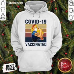 Strong Women Face Mask Tattoo Nurse Covid 19 Vaccinated Vintage Retro Hoodie - Design by handstee.com