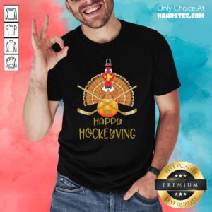 Tense Happy 8 Hockeyving Rooster Shirt - Design by Handstee.com