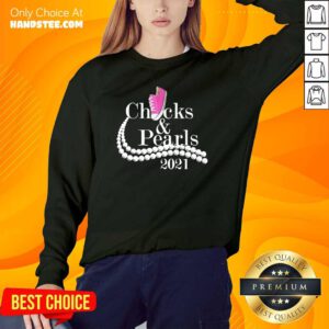 Tense Teacher Chucks And Pearls 2021 Sweater