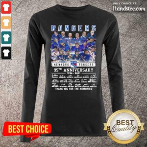 Tense The Rangers Team Players 95th Anniversary 1926 2021 Long-Sleeved