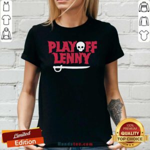 Tired Playoff Lenny Tampa Bay Football Skull 2 Ladies Tee