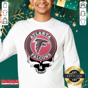 Top Atlanta Falcons Football Skull Sweatshirt - Design by handstee.com