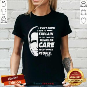 Top Care About 39 People Dr Fauci V-neck - Design by Handstee.com